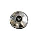 Wieldop chroom/zwart, Wheel cover chrome/black, Hub cap, Original Volvo, Volvo PV+Amazon+P1800+140 1964+, 670437U4, Gebruikt, Used