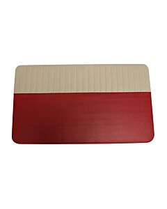 Bekleding PV544 deurpaneel links rood-beige vinyl 25-144