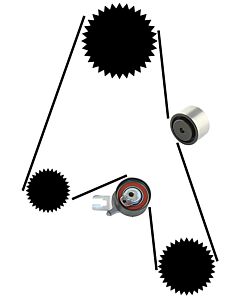 distributieriem set S80 V40 C70 C30 Xc60 Xc70 V70 S40 V60 S60 V50 Xc90 diesel D3 D4 D5