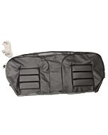 Bekleding 164 ch 22323- +140GL achter leer stoel hoes zitting zwart 1970-1974 