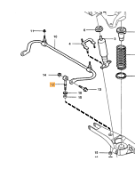 Stabilisator End-Link AWD Achterzijde AWD 850 v70 c70 s70 xc70 stabilisatie achteras