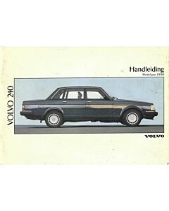 Volvo handleiding 240 1990 Nederlands