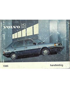 Volvo 340/360 Handleiding 1986 Nederlands