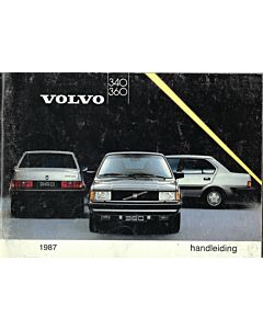 Volvo 340 360 handleiding 1987 Nederlands