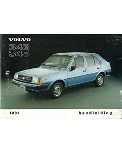 Volvo 343/345 Handleiding 1981 Nederlands