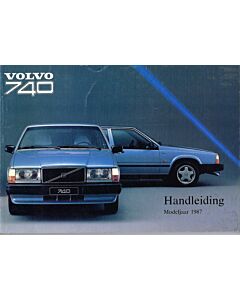 Volvo 740 Handleiding 1987 Nederlands