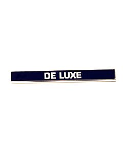 Embleem 140 DE LUXE achter op koffer