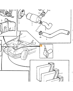 Pingel sensor 850 Volvo C70 (-2005) S70 V70 (-2000) V70 XC (-2000) klop sensor