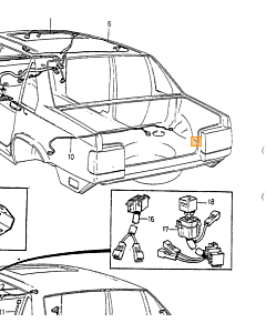 Embleem 240 INJECTION achterklep