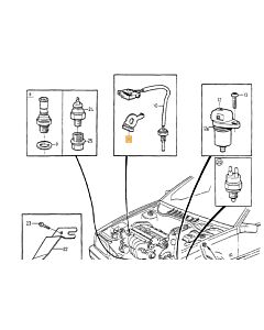 Buitentemperatuur Sensor Volvo 240 - 850 - 940 - 960 - S90 - V90 - S40 - V40 - S70 - V70 - XC70 - C70