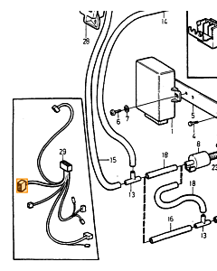 Cruisecontrol Pedaalschakelaar Volvo 740 - 760 - 780 - 940 - 960 - S90 - V90