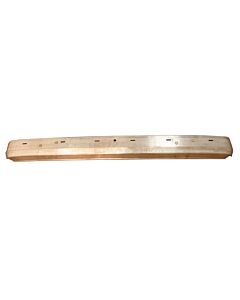 Bumper 240+260 1981+ achterzijde aluminium binnendeel n