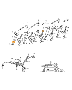 Slangkoppeling Volvo 240 - 740 - 760 - 780 - 850 - 940 - 960 - S90 - V90 - C70 - S70 - V70 - XC70 - S80 - S40 - V40