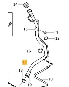 Vulpijp benzine S80 (2007-), V70, XC70 (2008-), XC70 (2008-)