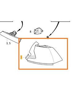 achterlicht rechts S90 2017+ CH -4094  Variant code: JA01