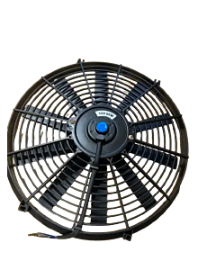 Radiateur koel ventilator fan 350 mm diameter / electrisch / 12 volt / 8cm diam 140, 145, 164, Amazon 121, Amazon 122 S, Amazon 220, P1800, P1800E, P1800ES, P210 Duett, P445, PV544