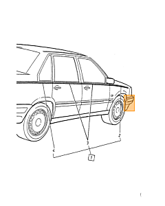 Embleem GLT Volvo type Volvo 850