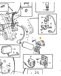 Controle Unit cruise control 240+260+780 B200+B230F+B230FD+B230FX