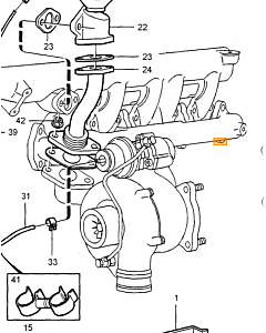 Rubber afdichtring Injector Volvo 850 - 960 - S40 - V40