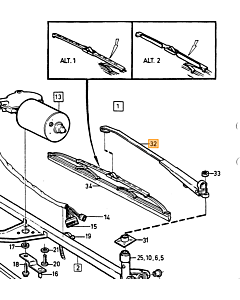 Ruitenwisser ARM 740 940 960 v90 S90