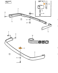 spoiler 850 V70 C70 S70 -2000