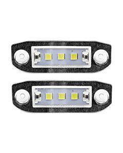 LED kentekenplaatverlichting  6000K  1 paar C70  S40  S60  S80  V50  V60  V70  XC60  XC70  XC90