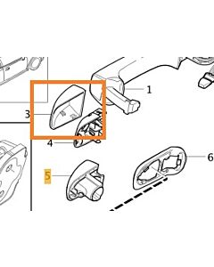 Volvo Deksel Handgreep Sleutell. nr 39998270