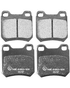 Remblokset  Achterzijde  Saab 900ng/9-3v1/9-5 900  9-3  9-5  Calibra  Omega  Senator  Vectra 900  9-3  9-5  Calibra  Omega  Senator  Vectra