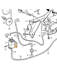 olie afscheider carterventilatie Volvo 850