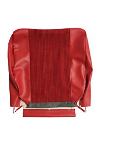 Bekleding Amazon stoelhoes rood rug stof vinyl1962 1963 409-236 (690852-53)
