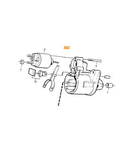 Startmotor 2,2 kW Diesel Volvo 850 - S70 - V70 gereviseerd
