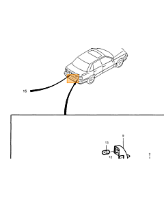 Knipperlicht fitting Volvo C70 - S70 - V70 - XC70