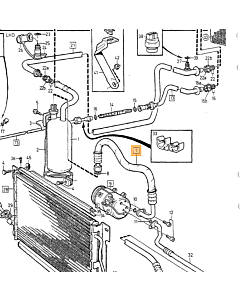 Airco Slang Benzine Volvo 850 - S70 - V70 - C70 - XC70 (3545505, 3545532, 9137404)