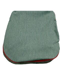 Bekleding Duett 1958-1962 stoelhoes zitting rood-grijs 215-153 216-158 218-173 219-174