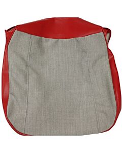 Bekleding set stoelhoes zitting en rugleuning samen PV544 B Favorit 1960-1961 rood grijs