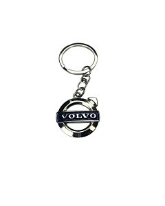 Sleutelhanger Volvo chroom rond - niet direct op voorraad - neem contact op met onze klantenservice - 