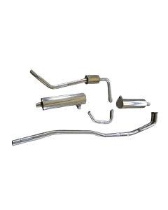 Uitlaatset set 164 B30A carburateur motor complete set RVS STAINLESS