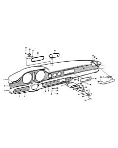 Volvo P1800 S dashboard RHD